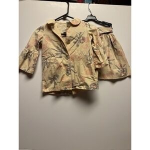 Fleur Des Champs Girls Skirt‎ And Jacket Size Medium